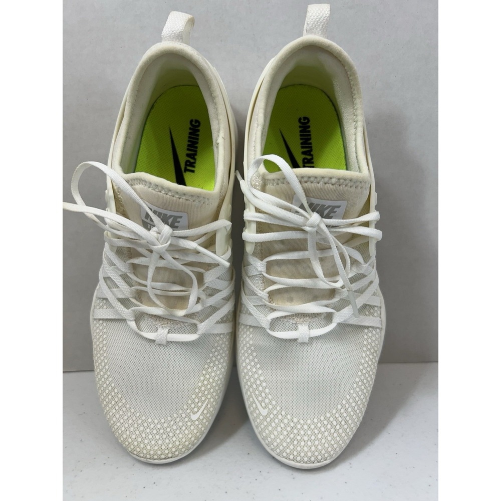 Nike Womens Free TR 7 904651-101 White Running Shoes Sneakers Size 8